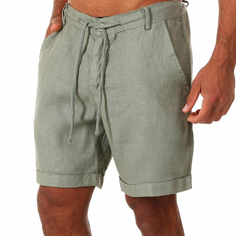 Short d'été décontracté à lacets pour hommes 92649039M