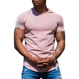 Men's Casual Sports Round Neck Quick-drying Short-sleeved T-shirt 55793661M