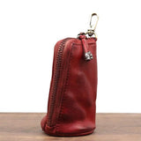 Vintage Cowhide Waist Key Bag 03475626M Red Keychains