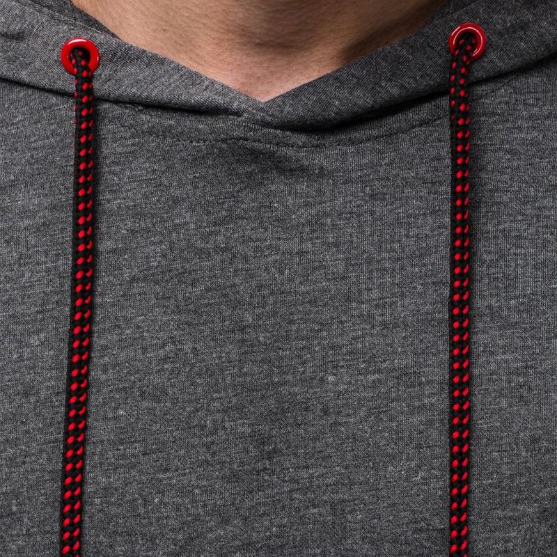 Men's Casual Line Stitching Pullover Hoodie 04924289X