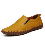 Mens Elastic Loafers 95050605 Yellow / 6 Shoes