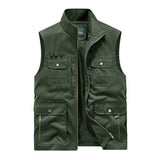 Men's Casual Outdoor Multi-pocket Workwear Vest 28458245M