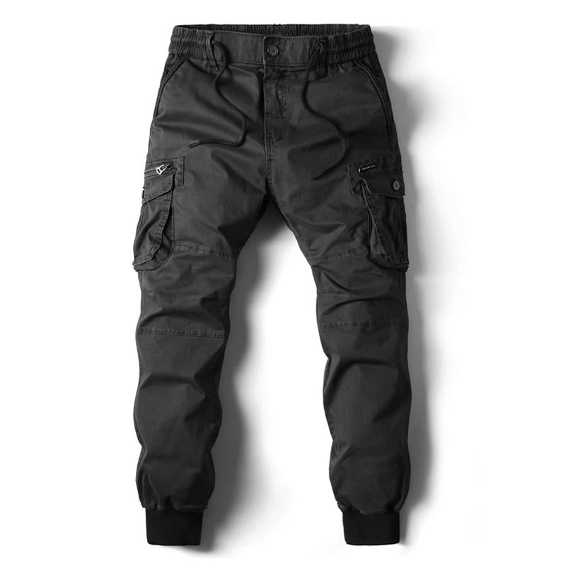 Men's Casual Elastic Waist Cargo Pants 57018851X