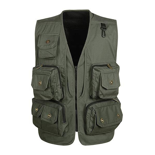 Mens Detachable Vest 68279468W Army Green / L Vests