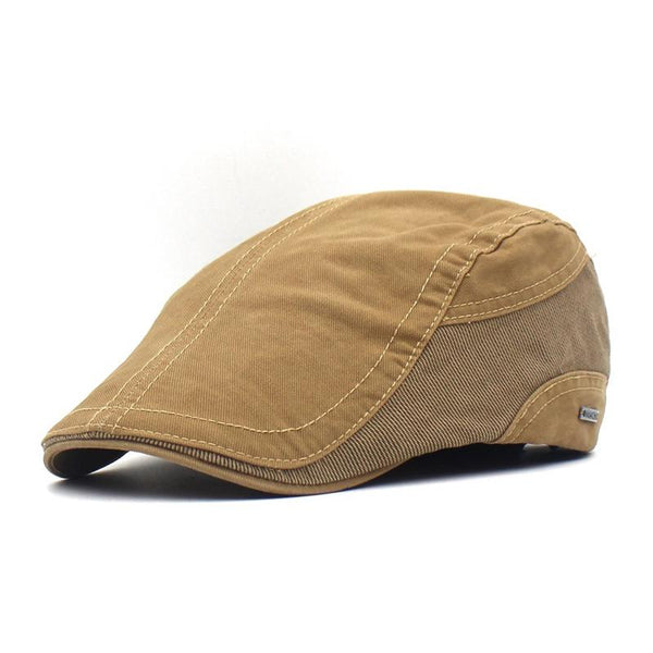 Men's Vintage Solid Color Stitching Hat 13520411Y