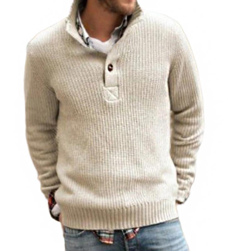Men's Casual Solid Color Knitwear 49132748Y
