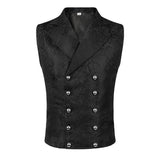 Men's Vintage Lapel Groomsmen Dress Vest 48333082X