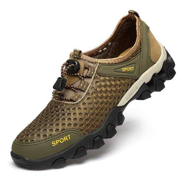Mens Casual Sports Hiking Shoes 58071032 Khaki / 6 Shoes