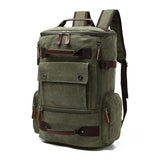Vintage Multifunctional Backpack Army Green Bag