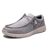 Mens Canvas Loafers 19263054 Grey / 6.5 Shoes