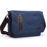 Casual Canvas Crossbody Bag 40760809M Dark Blue Messenger Bags
