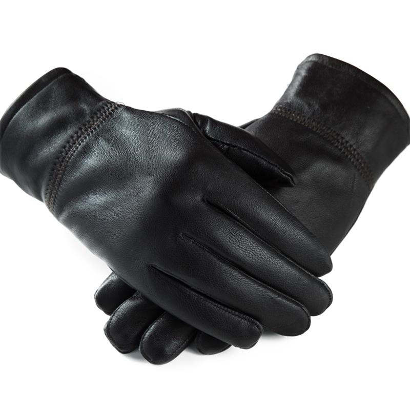 Guantes cálidos de piel de oveja para hombre 15285867Q