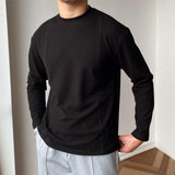 Men's Solid Strip Long Sleeve T-shirt 97100920Z