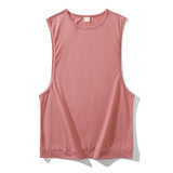 Men's Loose Solid Cooton Sports Tank Top 44374465Z
