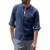 Men's Round Neck Long Sleeve Shirt 97078913Z