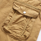 Men's Solid Loose Casual Cotton Shorts 46793426Z