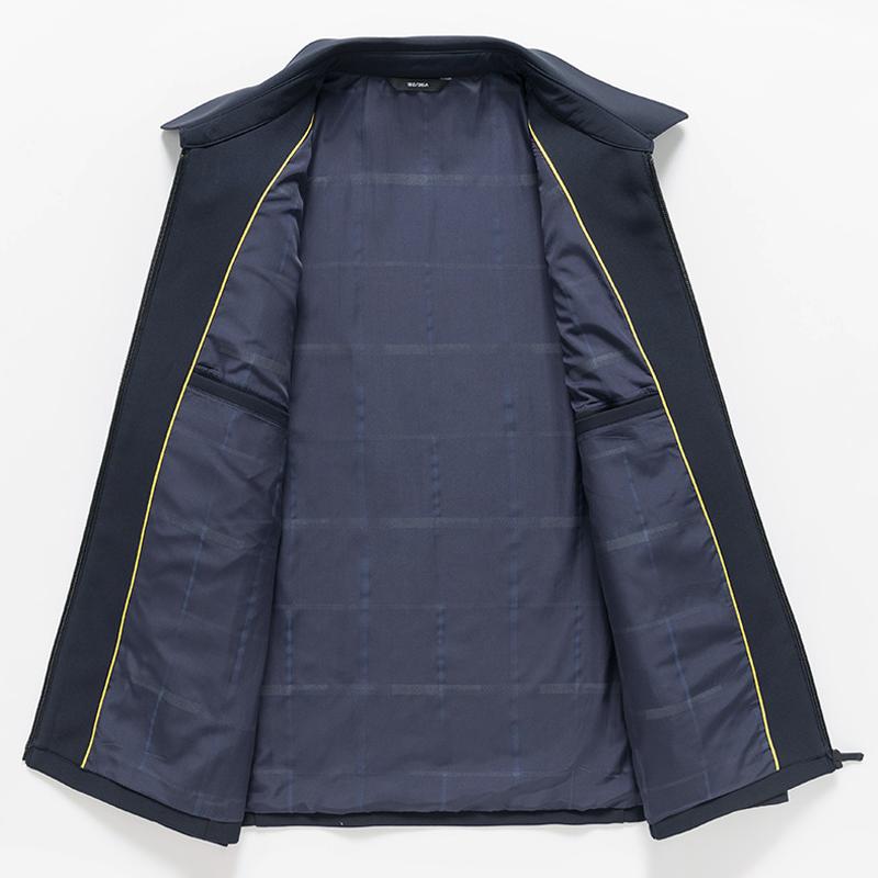 Men's Simple Solid Lapel Casual Jacket 84863490Z