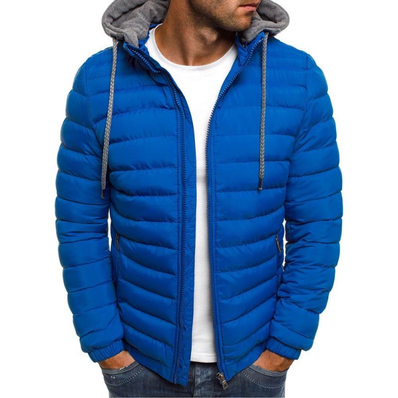 Men's Casual Hooded Long Sleeve Padded Jacket 49772328M
