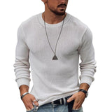 Men's Casual Round Neck Pullover Knitwear 82243389M