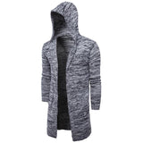 Men's Casual Hooded Thick Knit Cardigan 71100968M