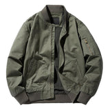 Men's Stand Collar Loose Fit Casual Tooling Jacket 35819008Z