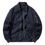 Men's Stand Collar Loose Fit Casual Tooling Jacket 35819008Z