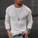 Men's Casual Round Neck Pullover Knitwear 82243389M