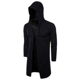 Men's Casual Hooded Thick Knit Cardigan 71100968M
