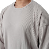Men's Solid Color Loose Fit Fitness T-shirt 13397776Z