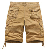 Men's Solid Loose Casual Cotton Shorts 46793426Z